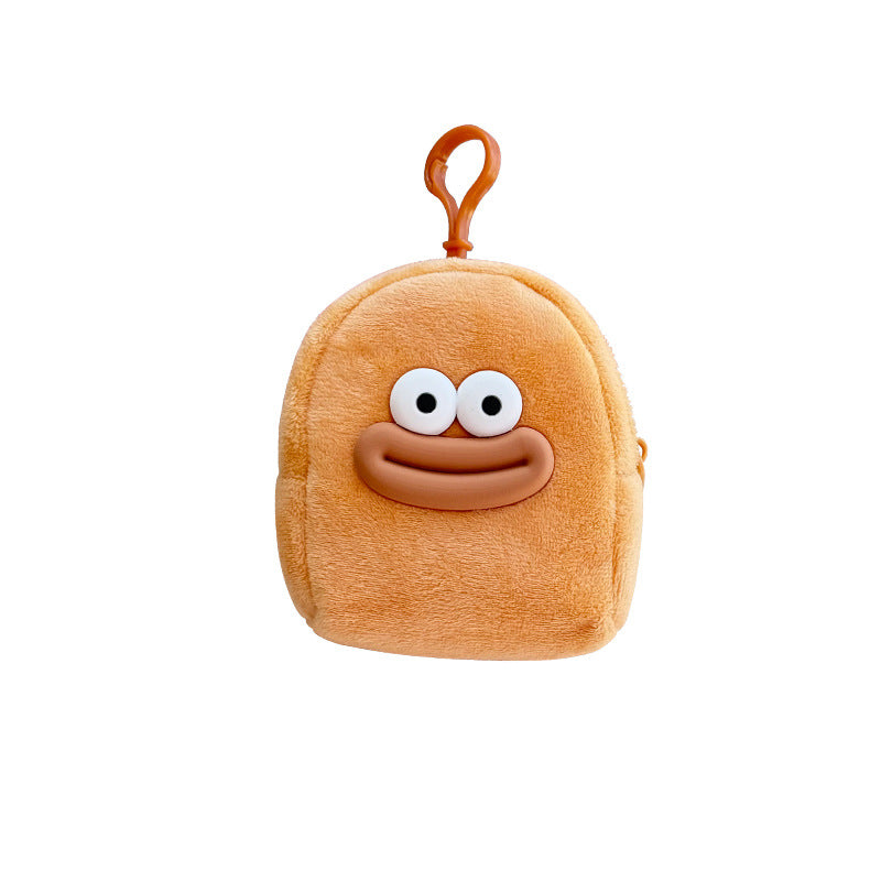 Cute Cartoon Big Mouth Coin Purse Ugly and Cute Sausage Mouth Storage Bag Mini Portable Earphone Bag
