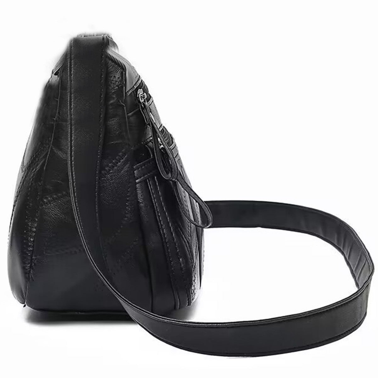 Stylish PU Crossbody Bag for Women, Soft Leather Look with Multiple Zip Pockets, Perfect for Daily Use and Casual Outfits