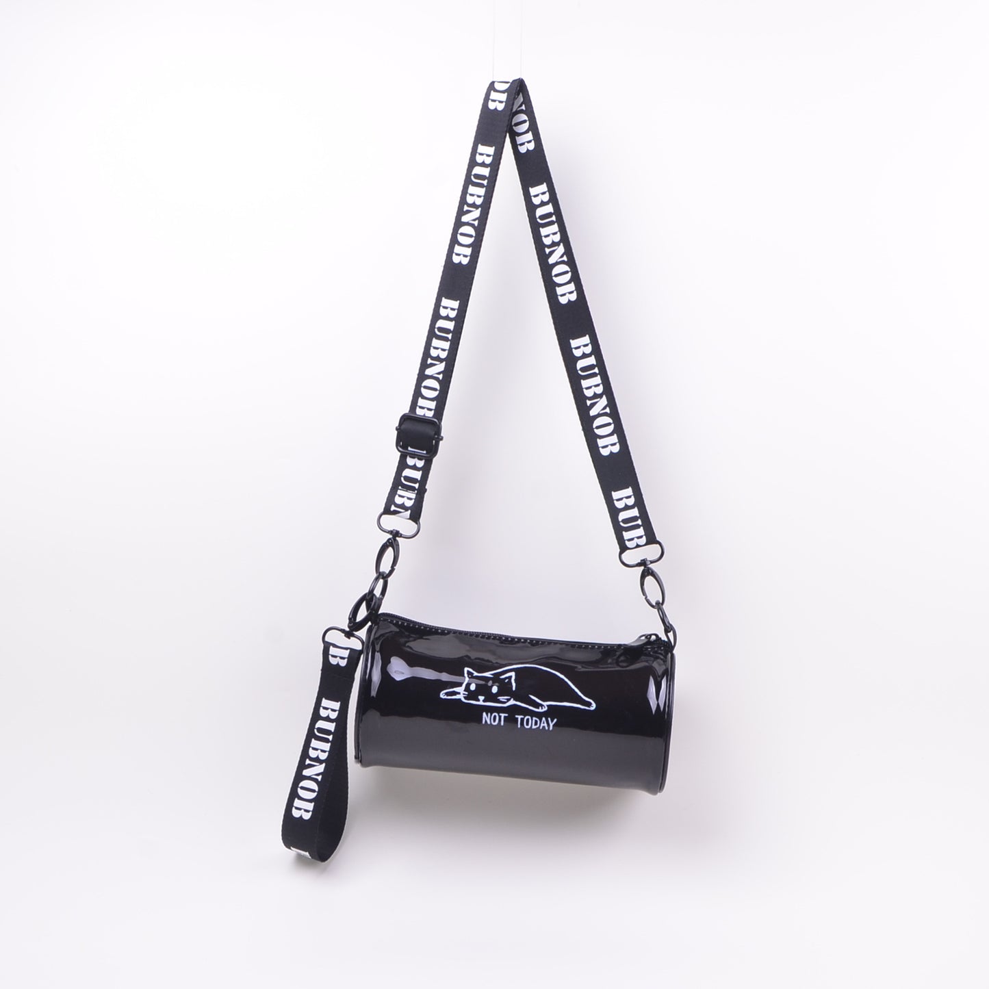 Transparent Cylinder Crossbody Bag 2024 New Fashion Clear Makeup Pouch for Daily Use and Travel