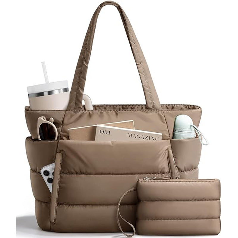 Handbag Multi-Compartment Tote Bag Short Trip Luggage Bag Shoulder Bag