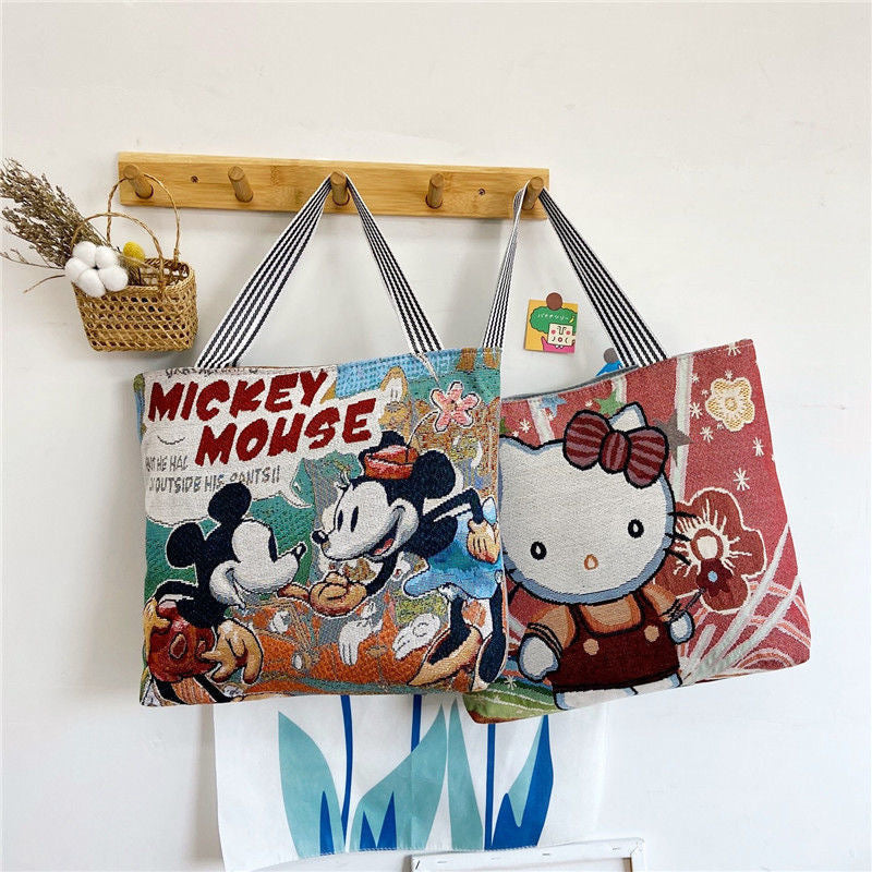 Outdoor Casual Shoulder Bag Women's Summer New Arrival Portable One-Shoulder Canvas