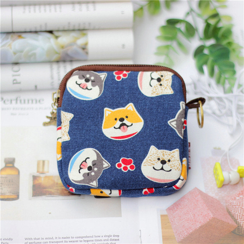New Coin Purse Shell Small Cloth Bag Cute Girl Small Wallet Japanese Small Bag Coin Storage Bag