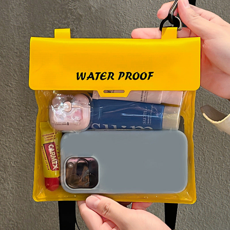 Large Capacity Waterproof Phone Bag with Touch Screen, Perfect for Swimming, Travel, Diving, Hiking, and Outdoor Activities