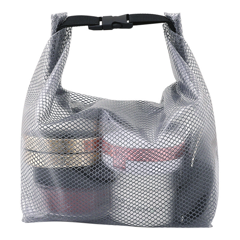 Portable Water-Proof Bag Large Capacity PVC Cosmetic Bag Foldable Storage Bag Girls Travel Packing Bag