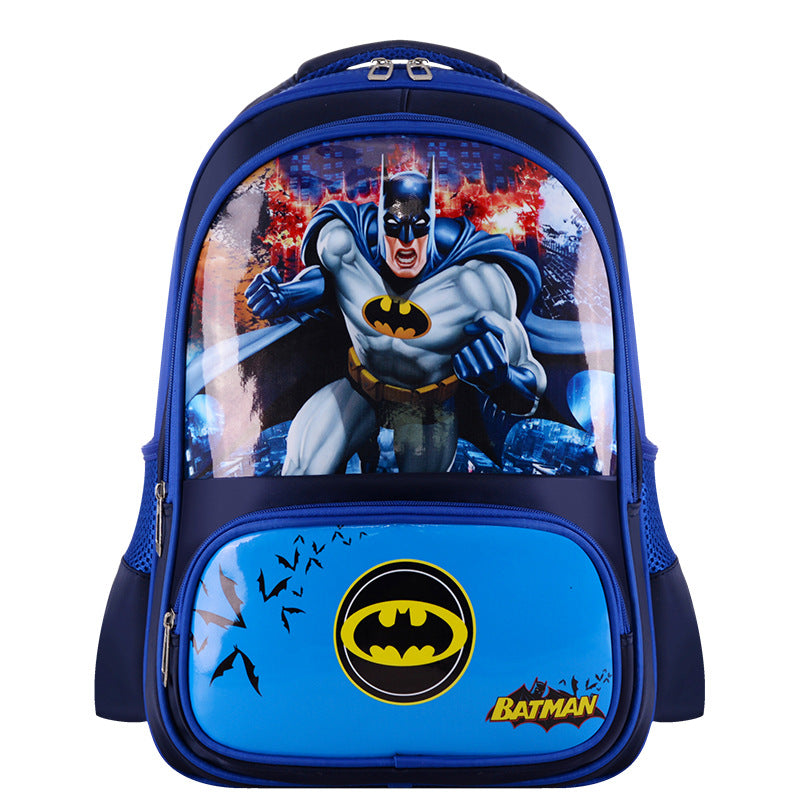 Lightweight Breathable Kids Backpack with Cartoon Design for School Children, Comfortable Ergonomic Shoulder Straps and Durable Nylon Material