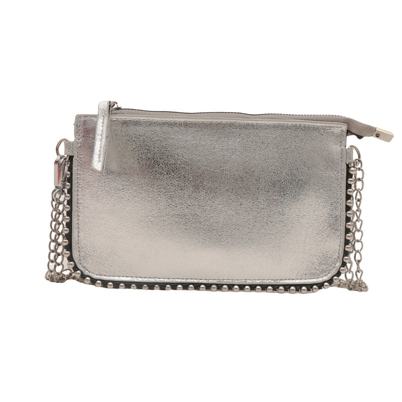 Popular Small Bag Women's New Summer Fashion Envelope Shoulder Bag Retro Easy Matching Chain Messenger Bag