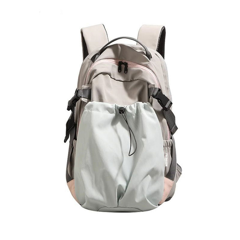 Nylon Backpack Women's Fashion Large Capacity Lightweight Backpack Junior High School Student Short-Distance Travel Bag