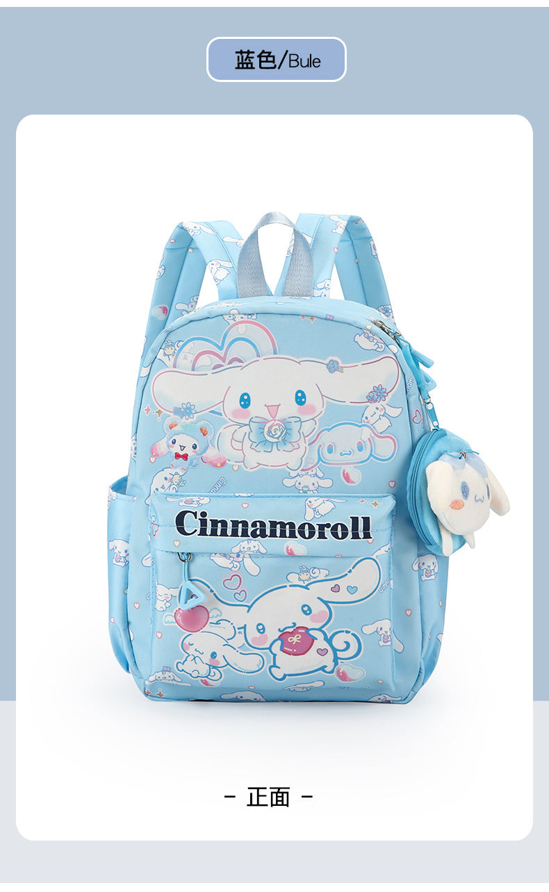 Cartoon Schoolbag Boys and Girls New Trendy Ultra-Light Good-looking Exquisite Kindergarten Parent-Child All-Match Backpack