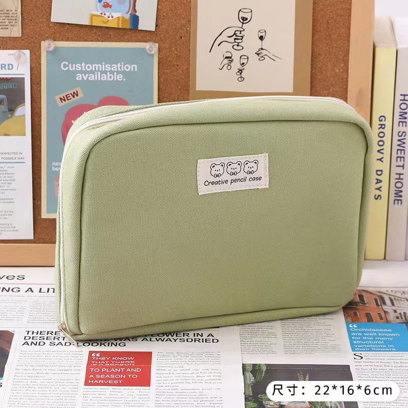 Large Capacity Multi-Functional Pencil Case with Creative Design for Students and Daily Use