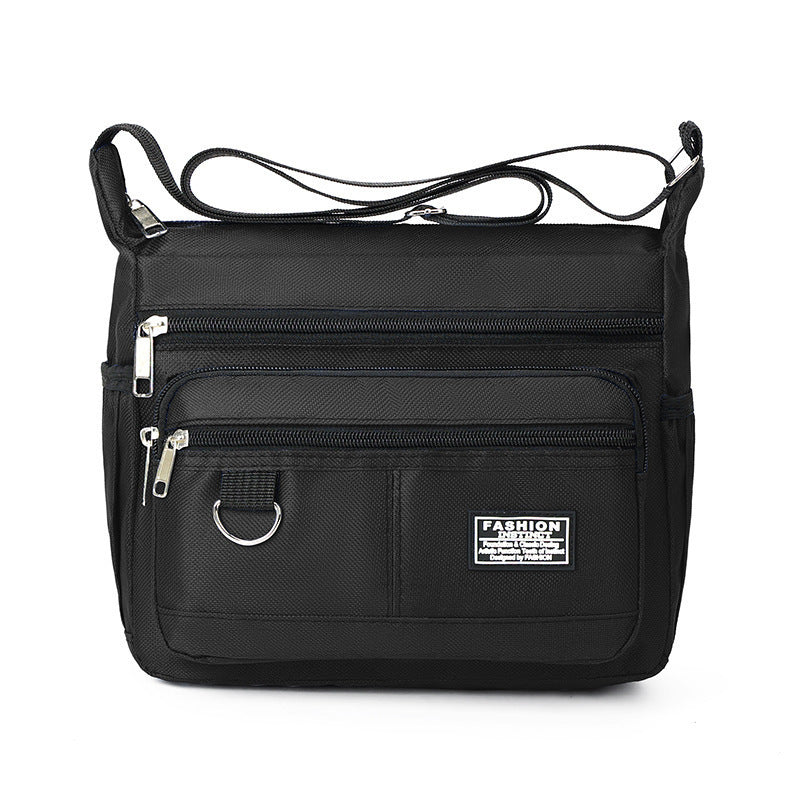 Messenger Bag Men's Casual Waterproof and Hard-Wearing Business Portable Backpack
