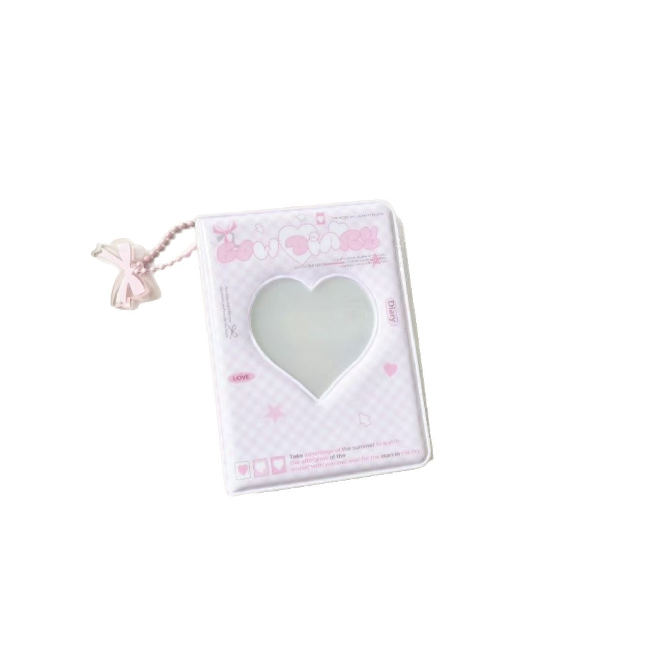 New Bow Card Binder One Palace Grid 3-Inch Polaroid Star-Chasing Storage Mini Truck My Little Pony Business Card Storage Book