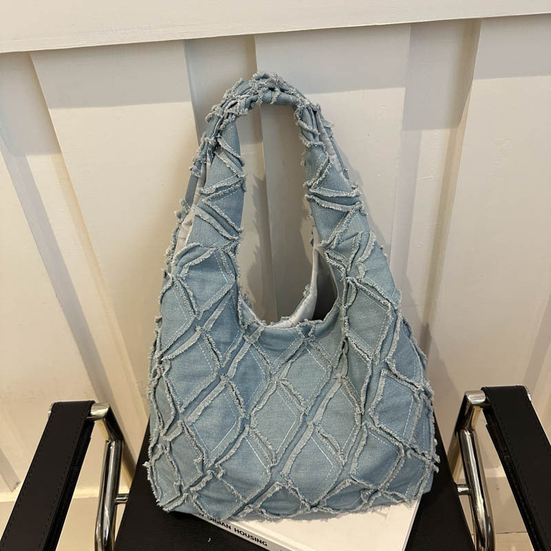 Tote Bag Women's New Western Style Fashion Individual Casual Beautiful Shoulder Crossbody Underarm Bag