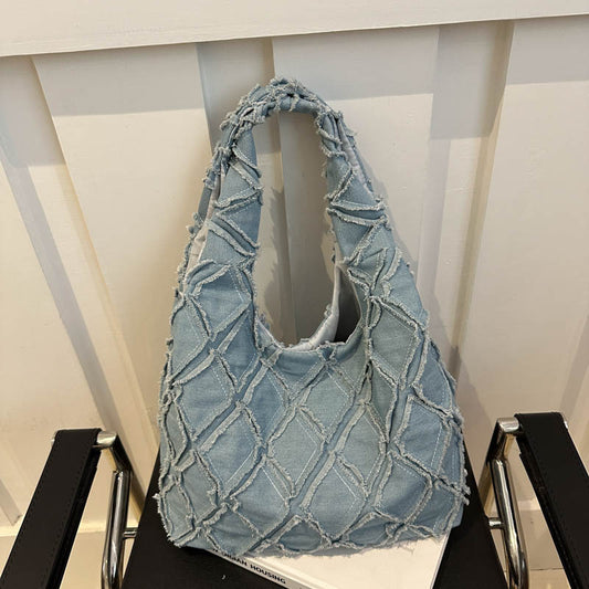 Tote Bag Women's New Western Style Fashion Individual Casual Beautiful Shoulder Crossbody Underarm Bag