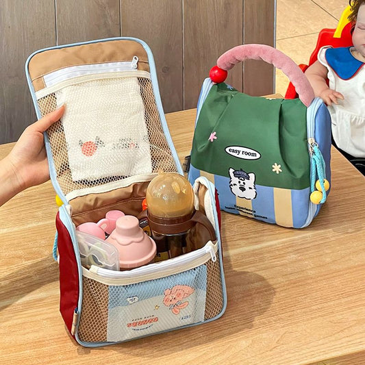 Handbags for Moms New Fast Mother and Baby Go out Lightweight Baby Bottle Storage Bag for Women
