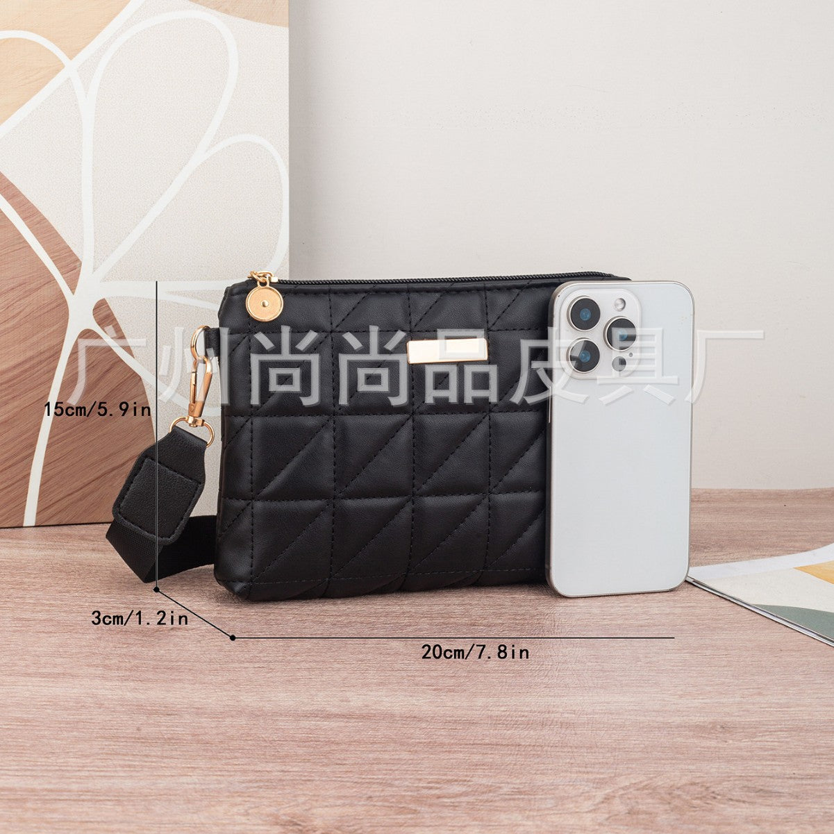Messenger Bag Women's Urban Simple Refreshing Stylish Coin Clutch Portable Mini Phone Bag