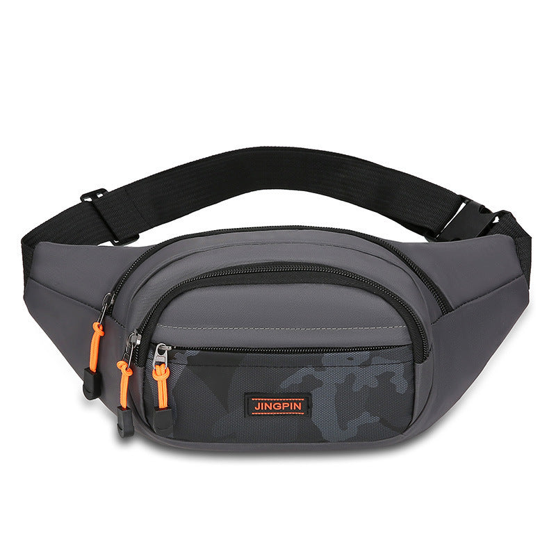 New Exercise Belt Bag Men's Outdoor Multifunctional Chest Bag Waterproof and Hard-Wearing Large Capacity Cash Bags