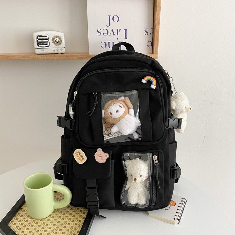 Cute Korean Style Backpack Student Everyday Joker Lightweight Backpack
