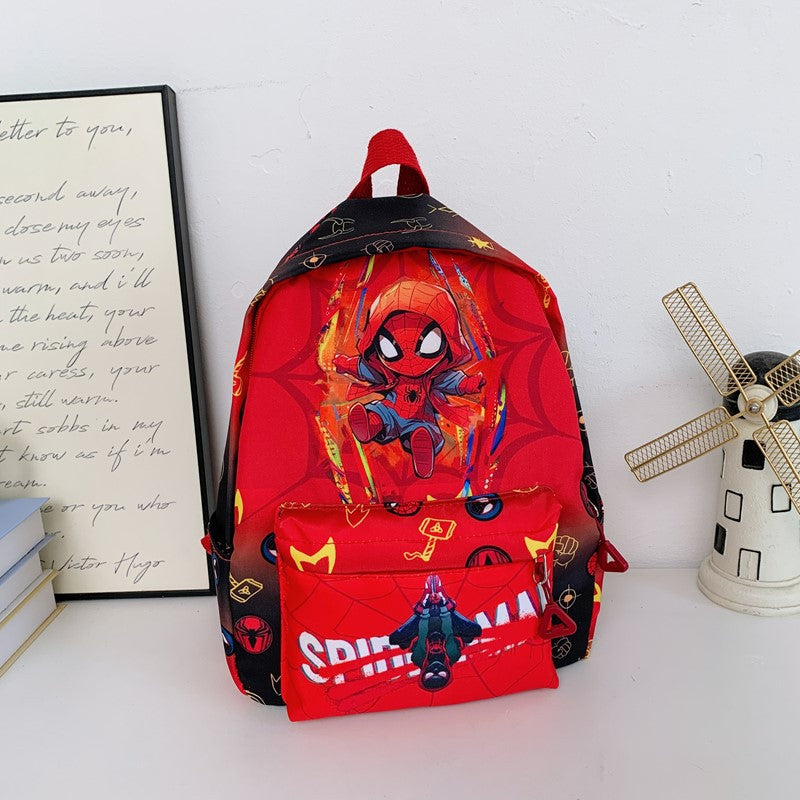 New Cartoon Children's Bags Portable All-Match Boys Ultraman Backpack Burden Reduction Kindergarten Backpack