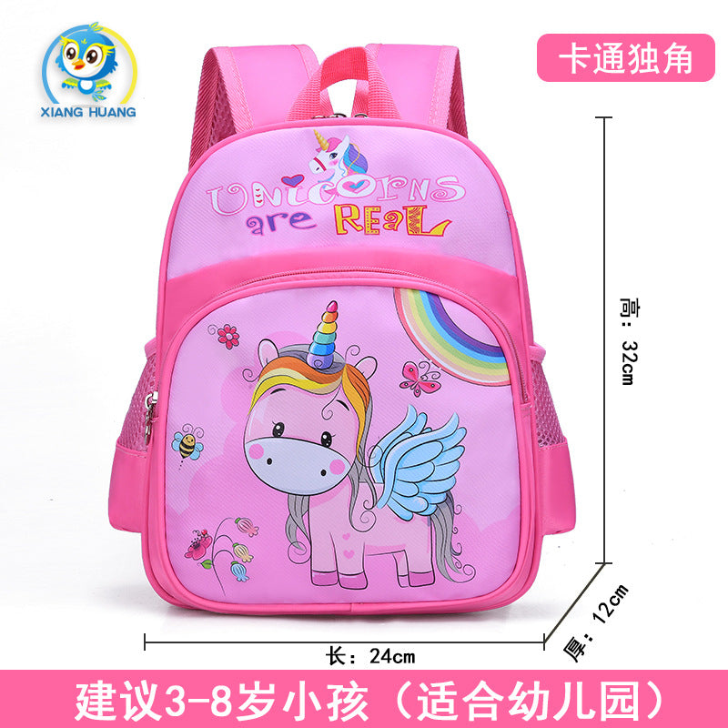 Cute Cartoon Stitch Kids Backpack for Kindergarten and School, Breathable and Waterproof Design with Thick Shoulder Straps