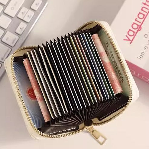 New Expanding Card Holder Zipper Wallet Certificate Good-looking High-Grade Children Student Waterproof Bear Female Male