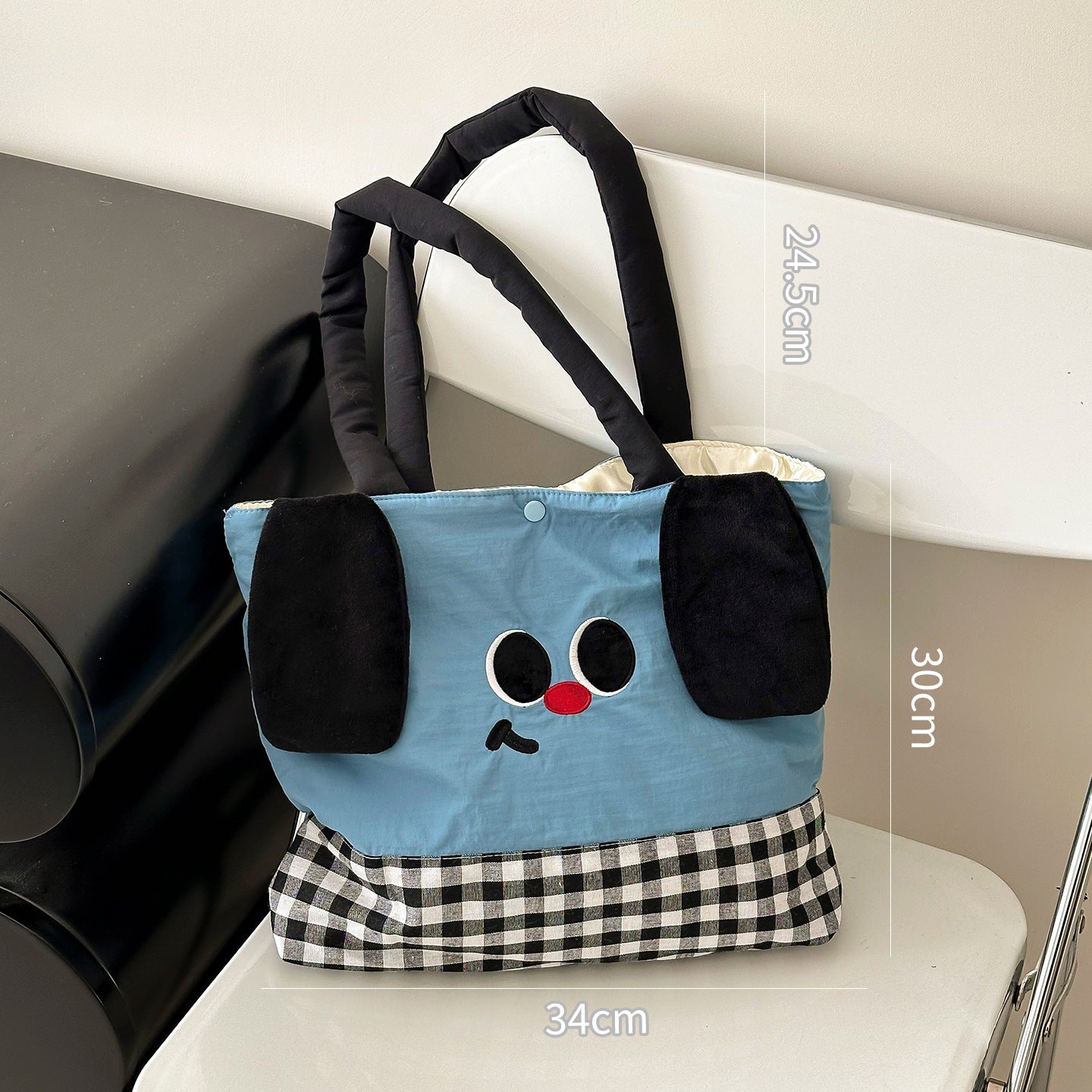Cartoon Shoulder Bag Girl Versatile Commuter Tote Student Large Capacity Tutorial Handbag for Class