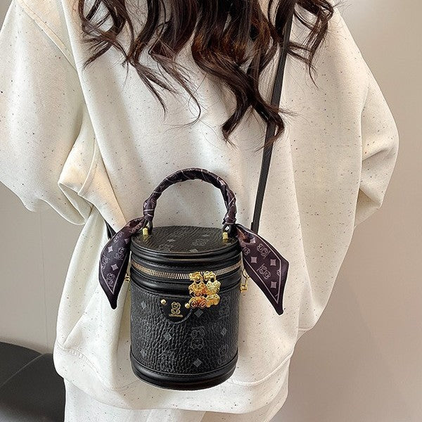 Retro Presbyopic Bucket Bags Women's New High-Grade Fashion Messenger Bag Light Luxury Temperament Shoulder Bag