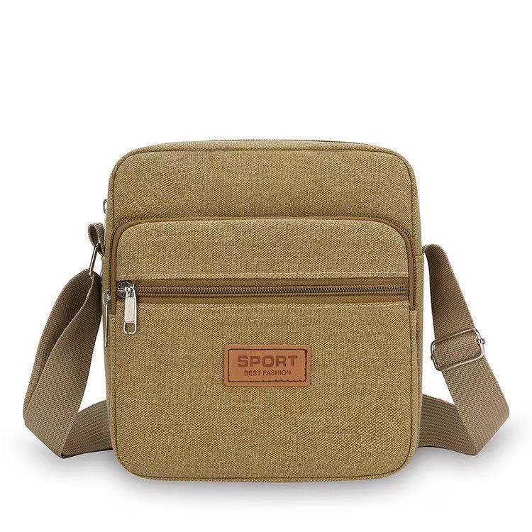 Fashionable Nylon Shoulder Bag with Multiple Pockets for Men and Women, Perfect for Daily Commute and Travel