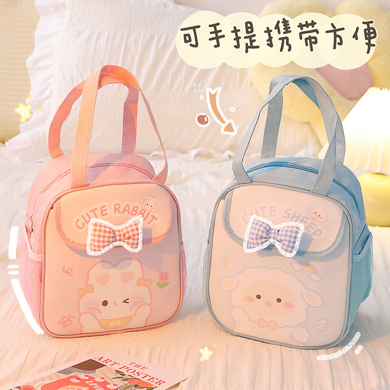 Large Capacity Lunch Box Bag Student Heat Preservation Lunch Bag Buggy Bag Thickened Aluminum Foil Lunch Bag Bag