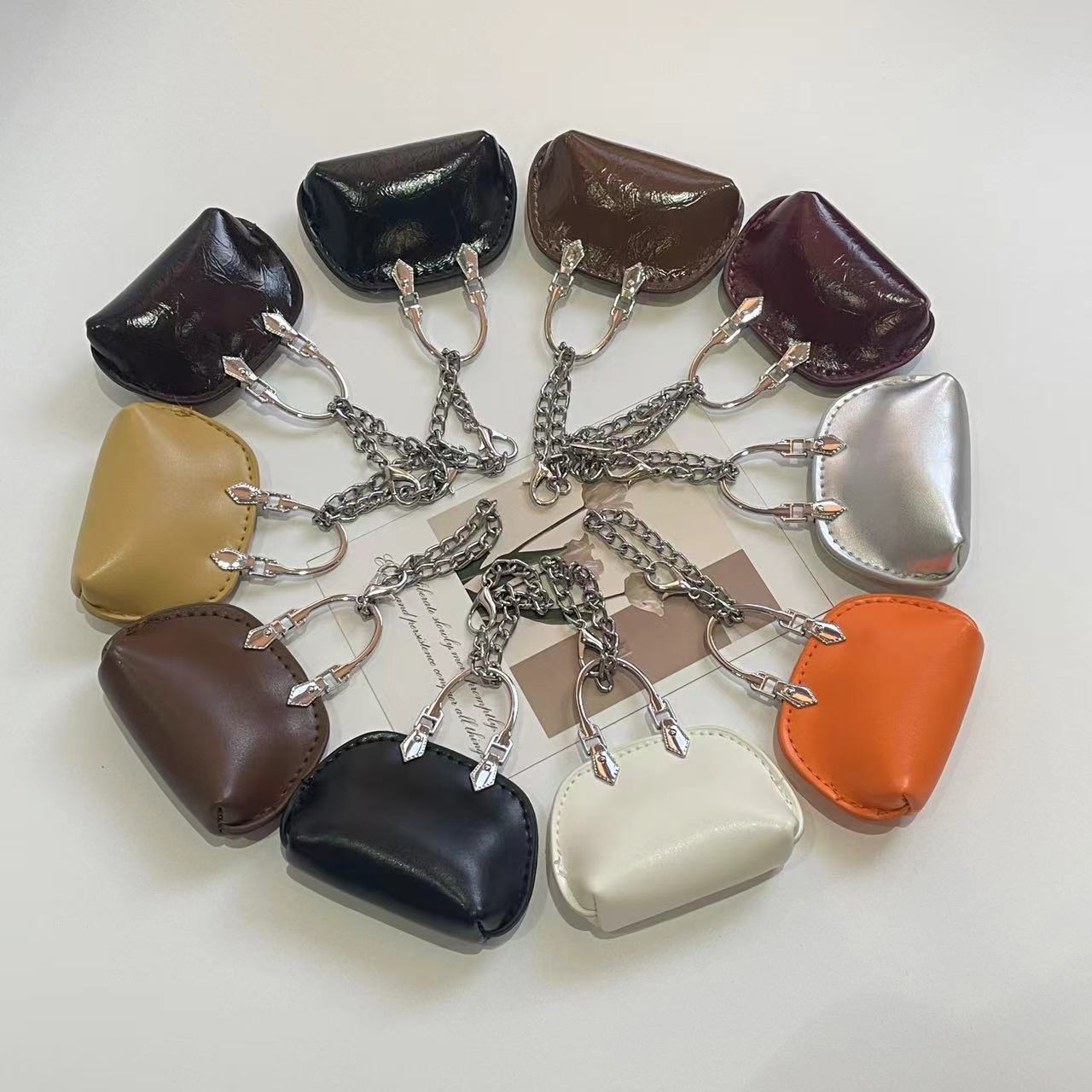 New Mini Small Bag Exquisite Handbag Pendant High-Grade Chain Little Shell Bag Keychain Exquisite Small Bag Ornaments