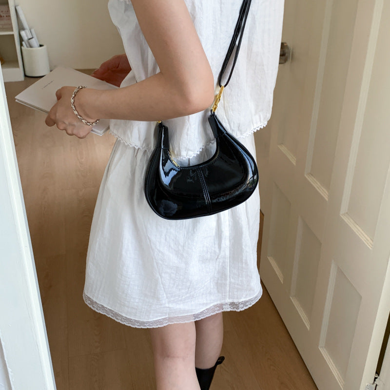 Minority Fashion Textured Chain Bag Women's Summer New Trendy Ocean Simple Personality Mini Shoulder Messenger Bag