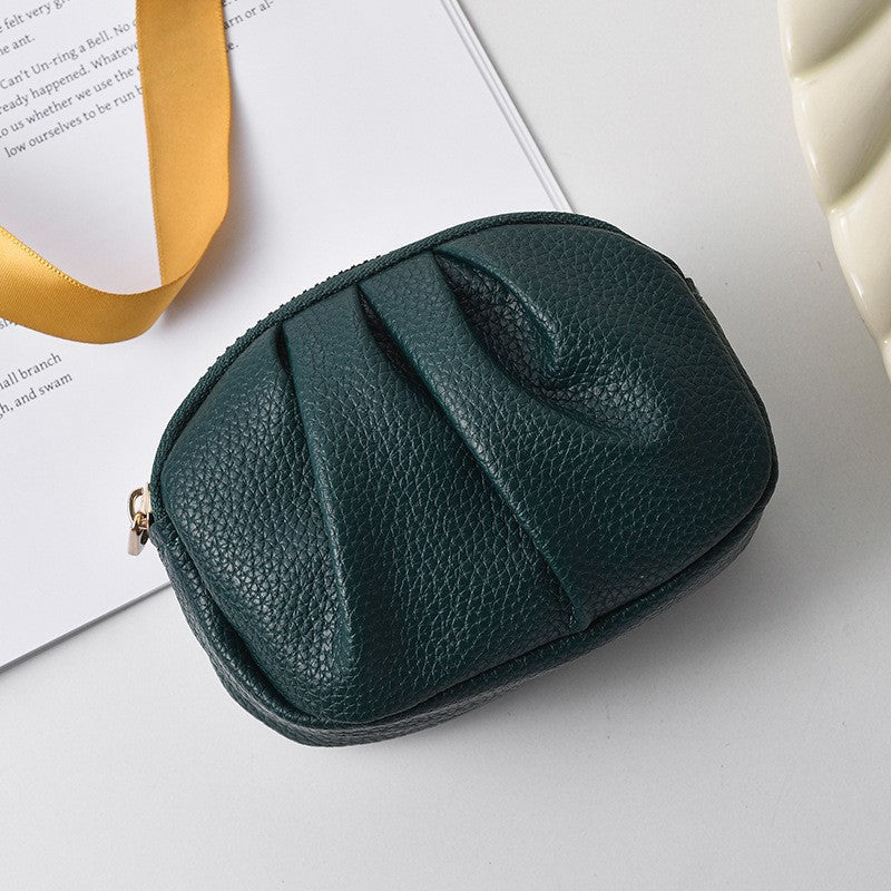 Elegant Pleated PU Clutch Bag for Women with Large Capacity, Perfect for Daily Use and Stylish Outfits