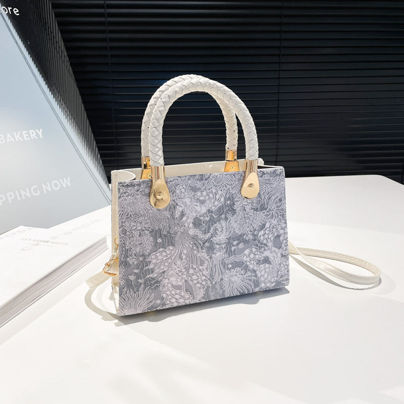 New Embroidered Printed National Style Cross-Body Special Interest Light Luxury Texture Western Style Shoulder Crossbody Quality Women's Bag Handbag