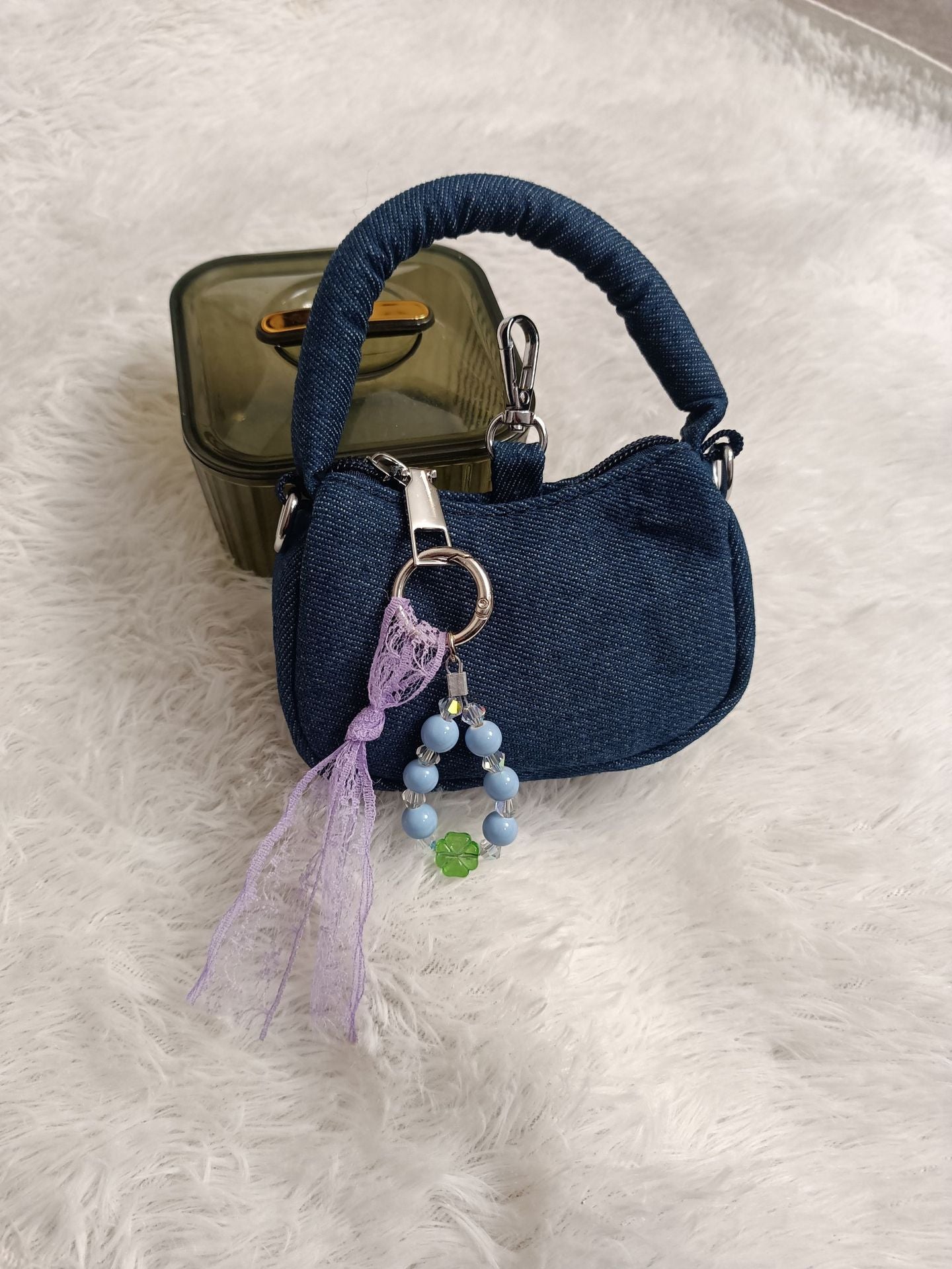 Mini Small Saddle Bag Crossbody Chain Handbags Women's New Korean Style Fashion Simple Lipstick Shoulder Bag