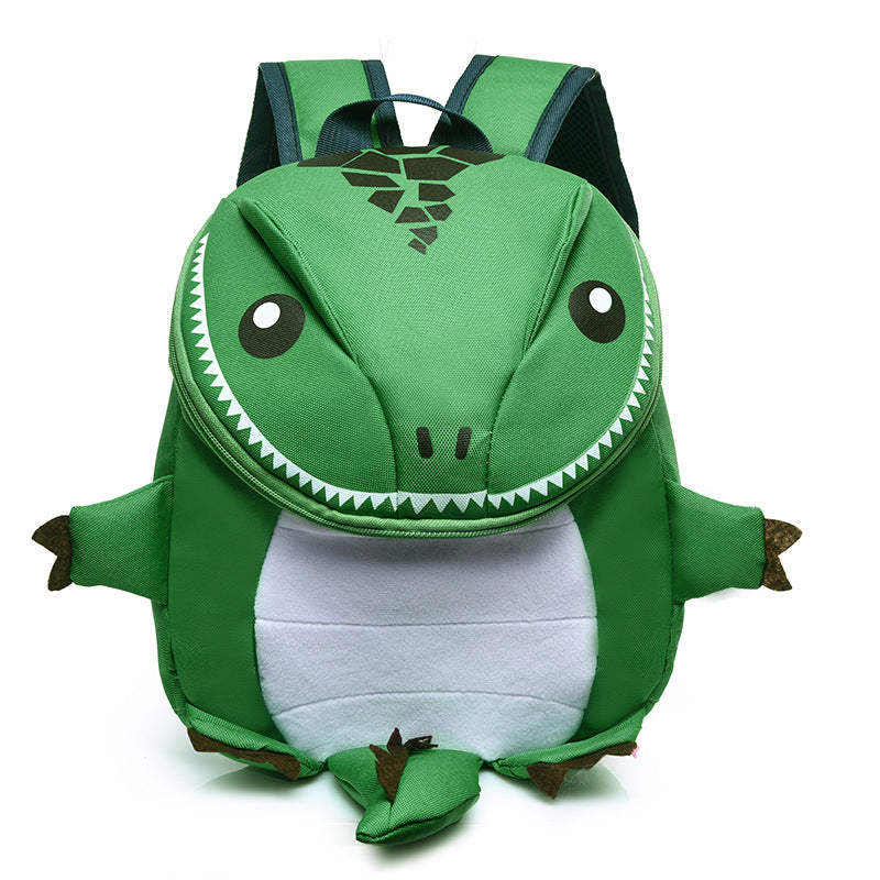 Cute Dinosaur Backpack for Kids Toddler School Bag Cartoon Design Anti-theft Lightweight Dual Shoulder Bag