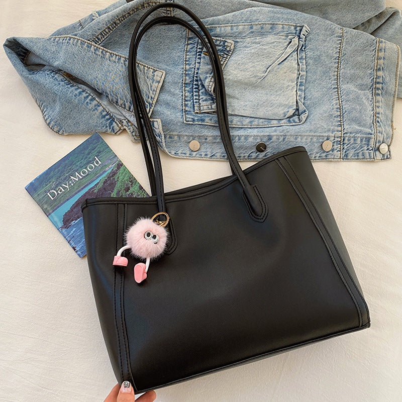 Tote Bag Women's Commuter Texture New Versatile Korean Style Shoulder Underarm Temperament Handbag