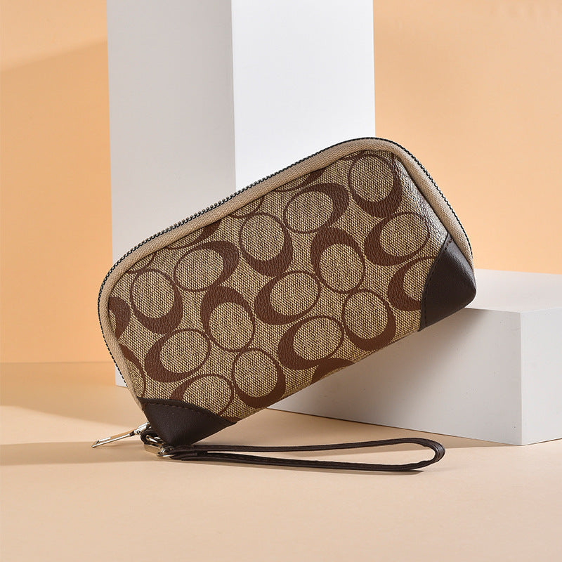 Women's Wallet New Classic Oval Printed Presbyopic Women's Elegant European and American Retro Handbag