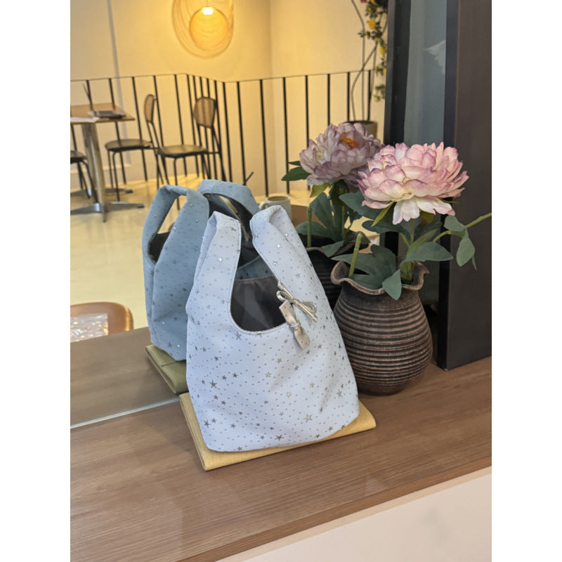 Handbag Women's XINGX Embellished Canvas New Korean Style Carrying Case Cute Commuter Bag