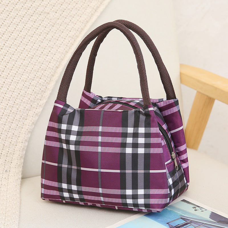 Stylish Waterproof Nylon Handbag with Floral Print for Women - Perfect for Daily Use and Travel