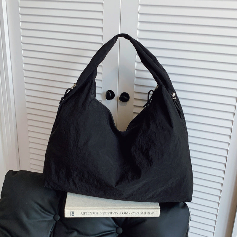 Loose Canvas Tote Bag Women's Large Capacity Casual Inner Bag Design Daily Commuter Shopping Shoulder Bag