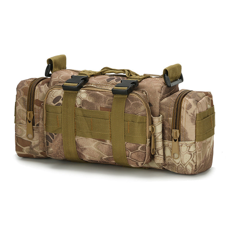 Multi-Functional Outdoor Tactical Waist Bag with Waterproof & Durable Oxford Fabric for Hiking, Fishing, Running, and Photography