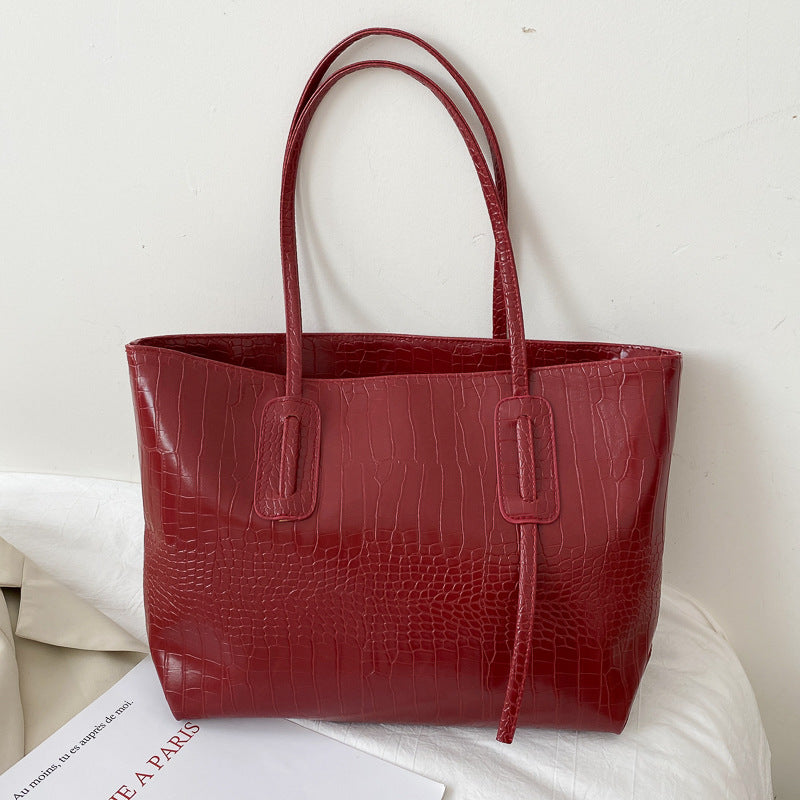 Tote Bag Women's Simple Large Capacity New Trendy Fashion All-Match Shoulder Bag