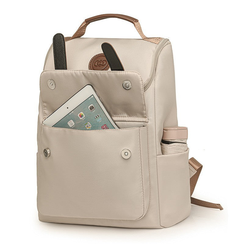 Fashionable Waterproof Backpack for Women with Large Capacity, Anti-Theft Design and Stylish Minimalist Look