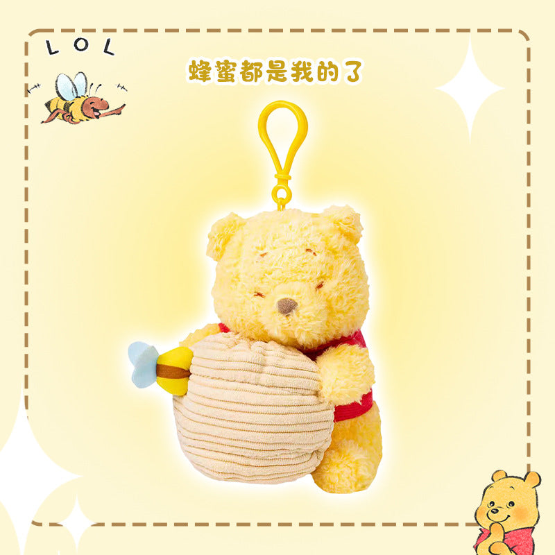 Girls Crossbody Bag Strawberry Bear Plush Head-Shaped Satchel Cute Animal Shape