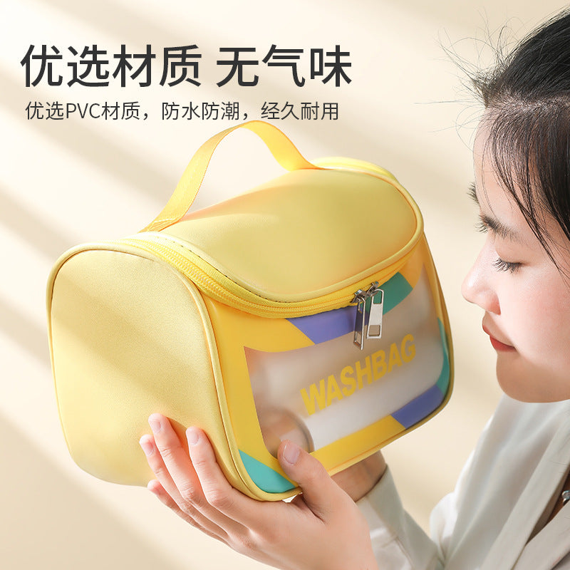 Portable Portable Large Capacity Waterproof Women's Cosmetic Bag Travel Toiletry Bag