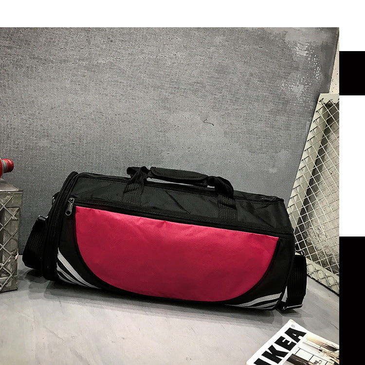 Sports Bag Men's Swimming Fitness Travel One Shoulder Bag Luggage Bag Yoga Taekwondo Bucket Bag