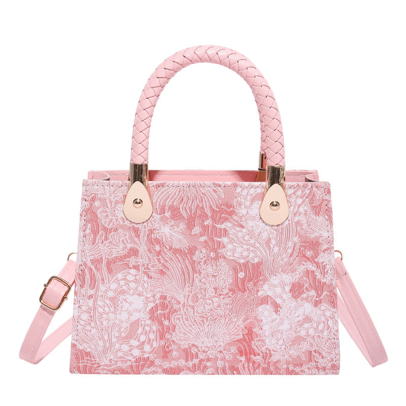 New Embroidered Printed National Style Cross-Body Special Interest Light Luxury Texture Western Style Shoulder Crossbody Quality Women's Bag Handbag