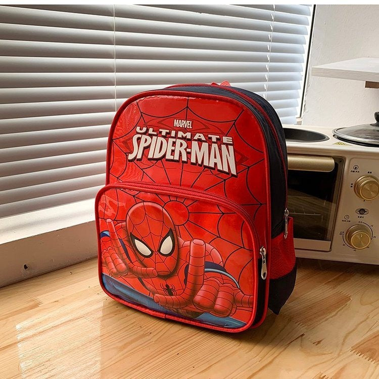 Spider-Man Cartoon Children's Schoolbag Breathable Burden Reduction Cute Backpack