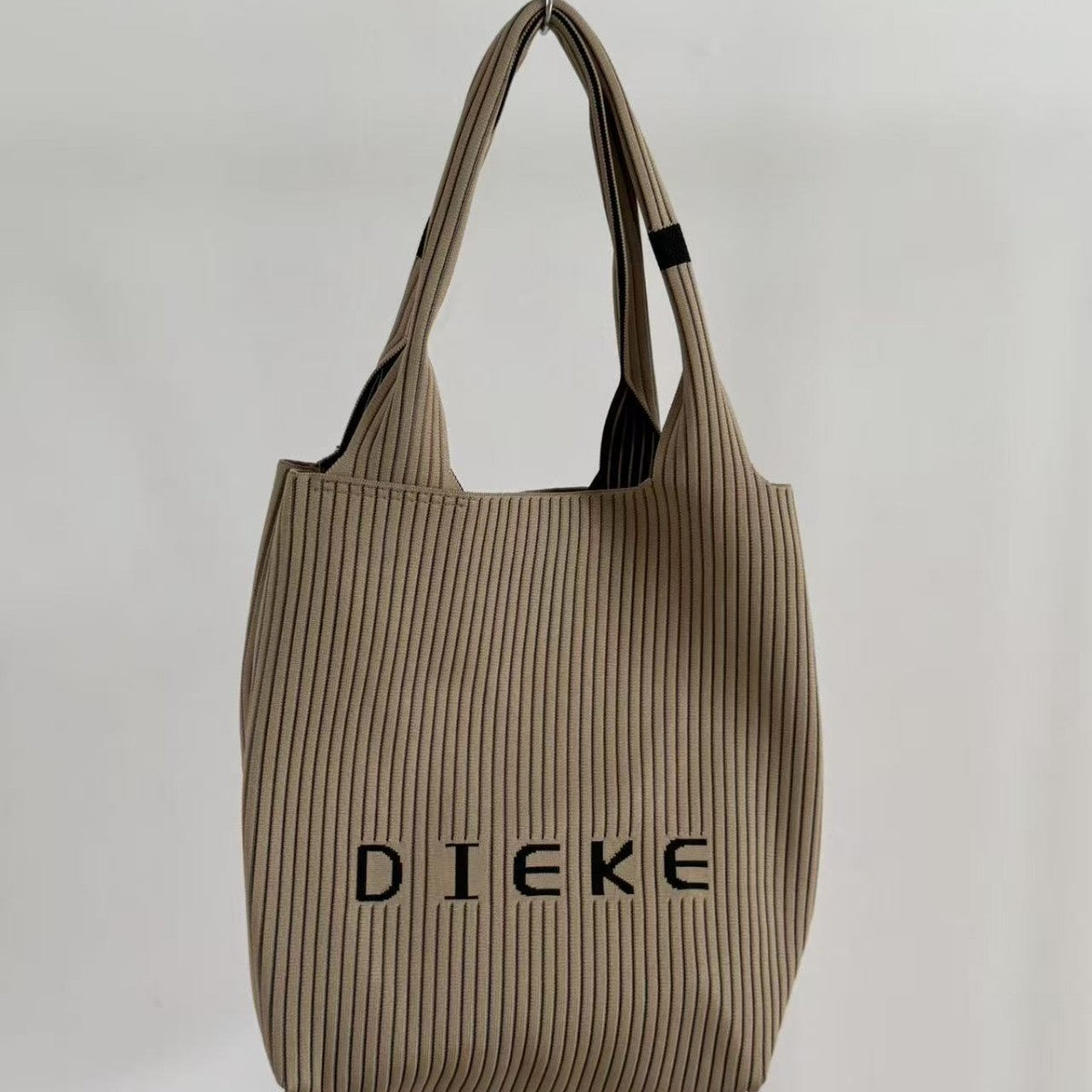 Cute Cloud Knitted Shoulder Bag Women's Large Capacity Woven Tote Bag