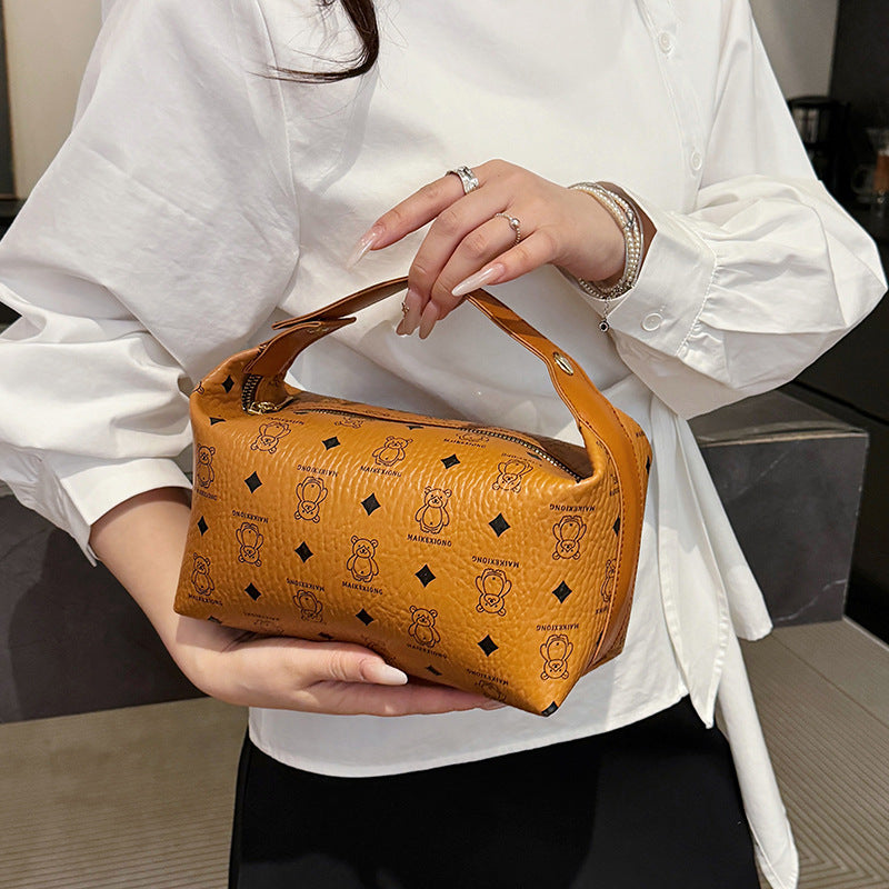 Cosmetic Bag Simple Large Capacity Portable Portable Business Trip Lazy Cosmetics Storage Bag Waterproof Wash Bag