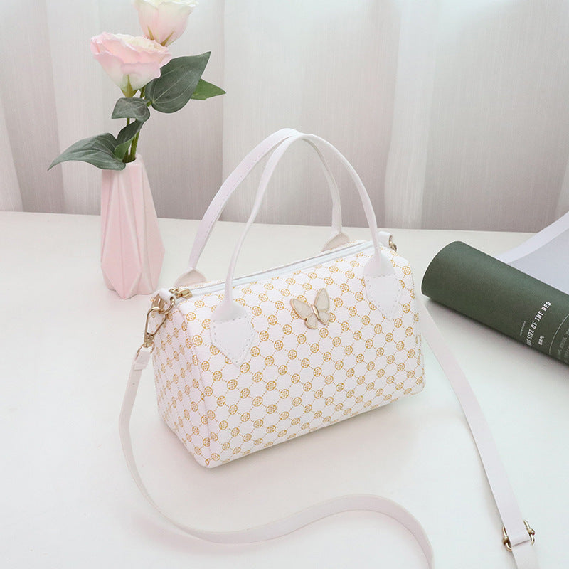 Pattern Cloth Pillow Bag Female Fashion Mobile Phone Bag Niche Fashion Korean Style Cosmetic Bag Bag